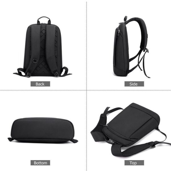 Ultra-thin-lightweight office travel water resistant backpack for 13.3-inch laptop