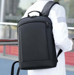 Ultra-thin lightweight office water resistant backpack for 13.3-inch laptop